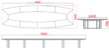 Mesa de Reunin ESE-750