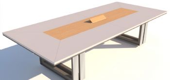 ESR-340 Rectangular Meeting Table