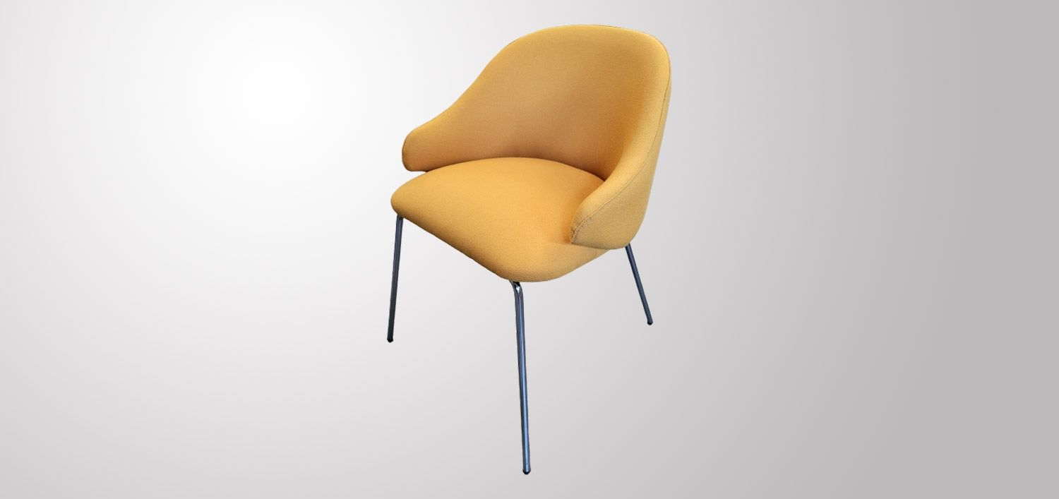 Chair with metalic base AS-CH11