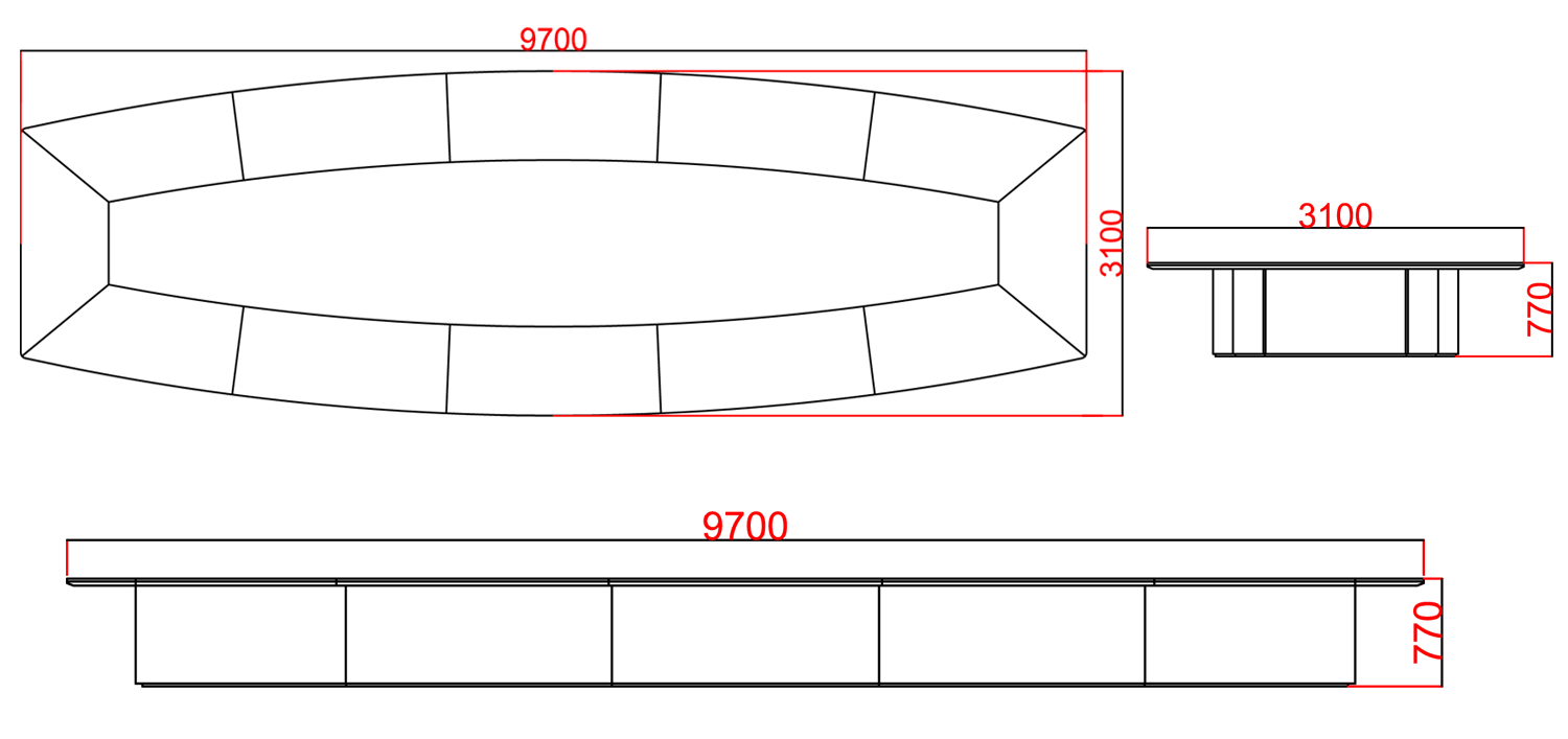 ES-970 Meeting Table