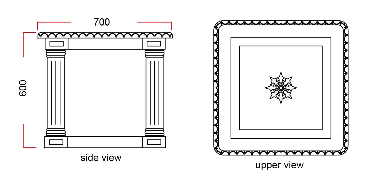 Classic Cocktail Office Table CL1-70CO